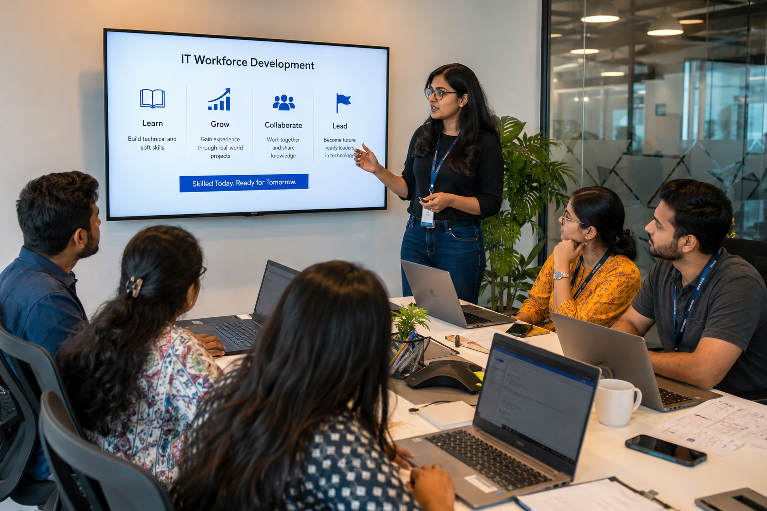 IT Workforce students